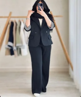 کت وشلوار زنانه مدل نسلیهان